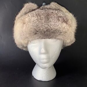 Vintage Soviet Army fur hat (Ushanka)